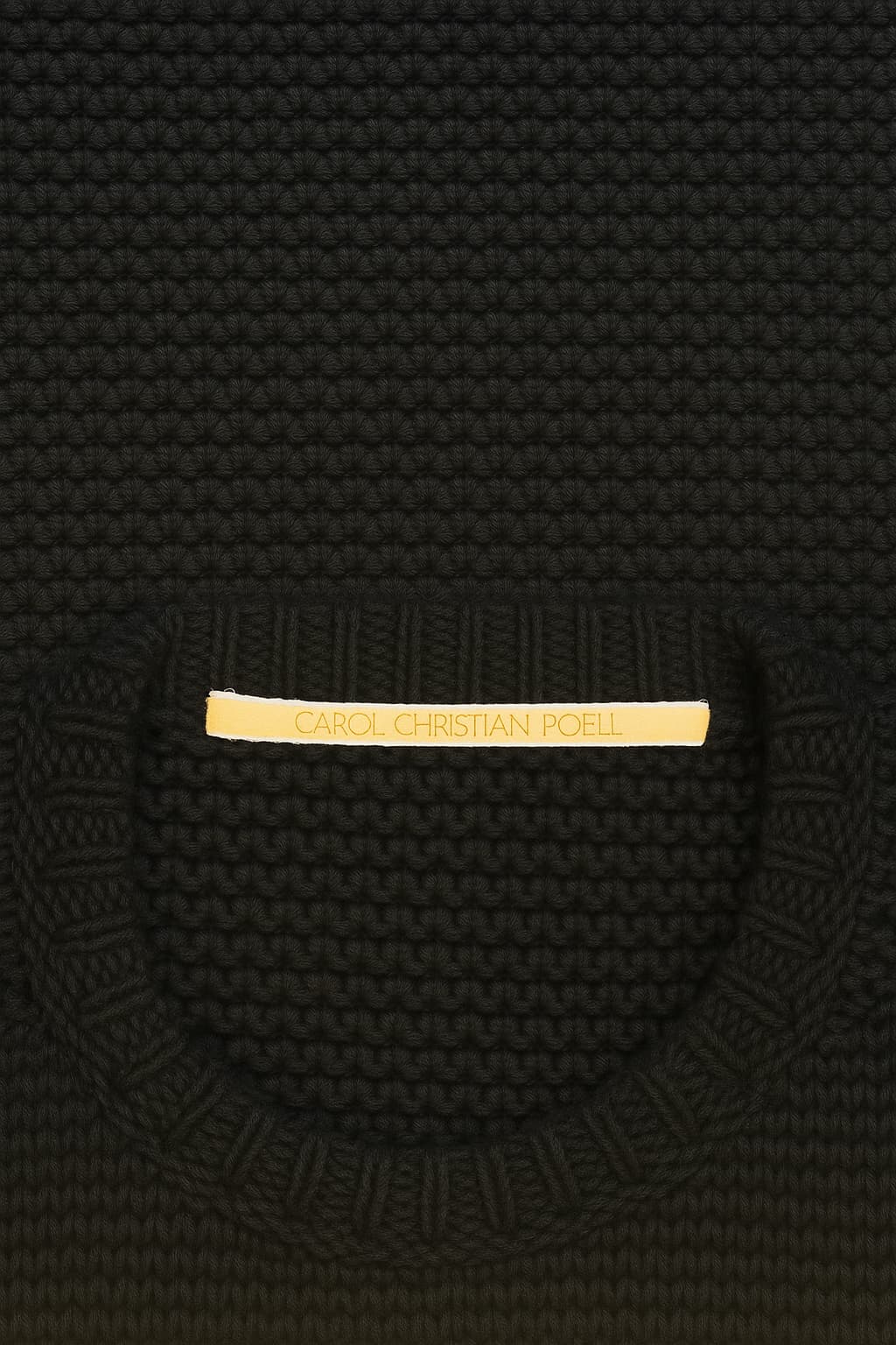 Carol Christian Poell Waffle Knit Sweater - FW03 "Inner Space"