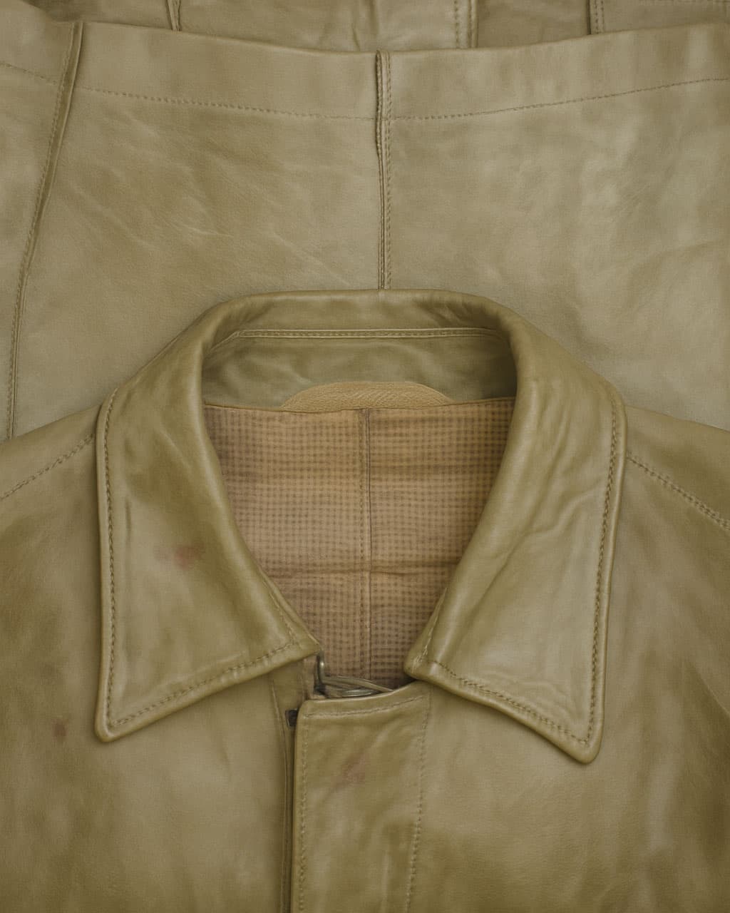 Carol Christian Poell Flesh Scarstitch Leather Jacket - SS08 "Off Scene"