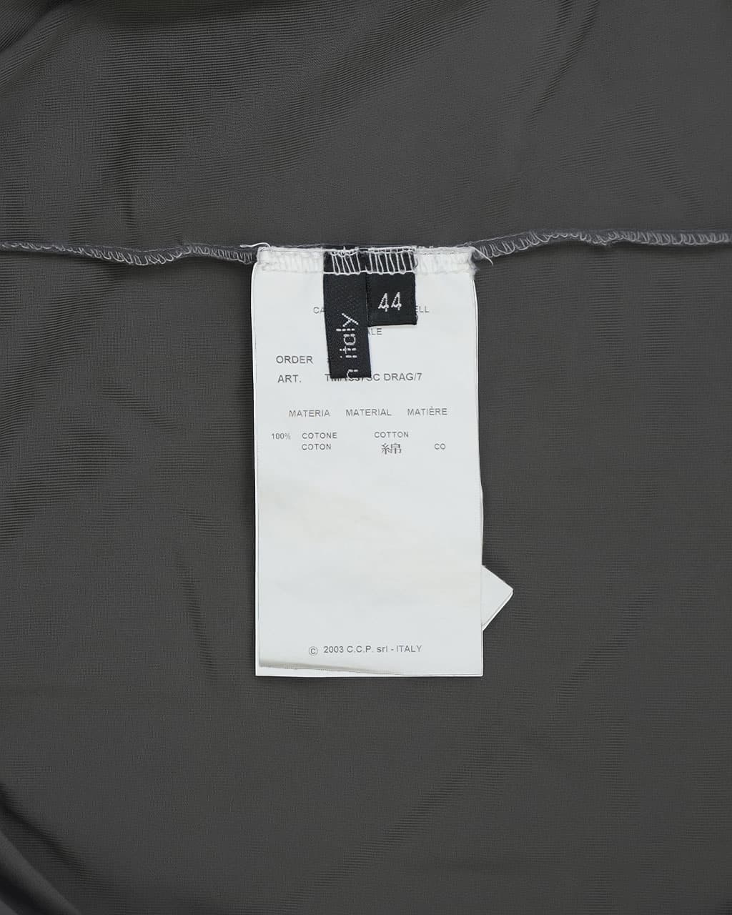 Carol Christian Poell Tape Seam Long Sleeve - FW03 "Inner Space"