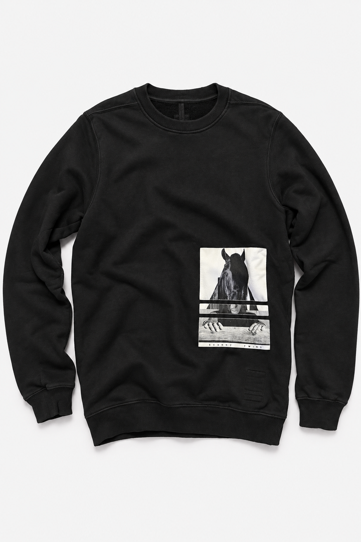 Rick Owens Horse Patch Sweatshirt - FW15 "Sphinx"