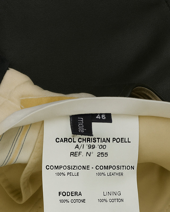 Carol Christian Poell Leather Pants - AW99