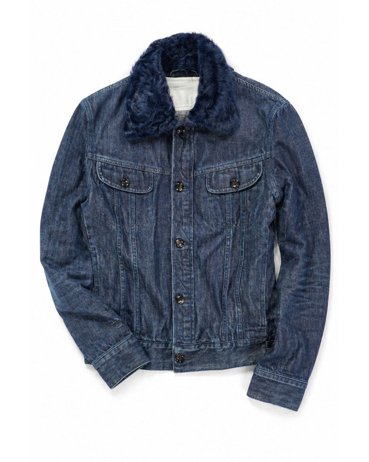 Maison Margiela Fur Denim Jacket - AW13
