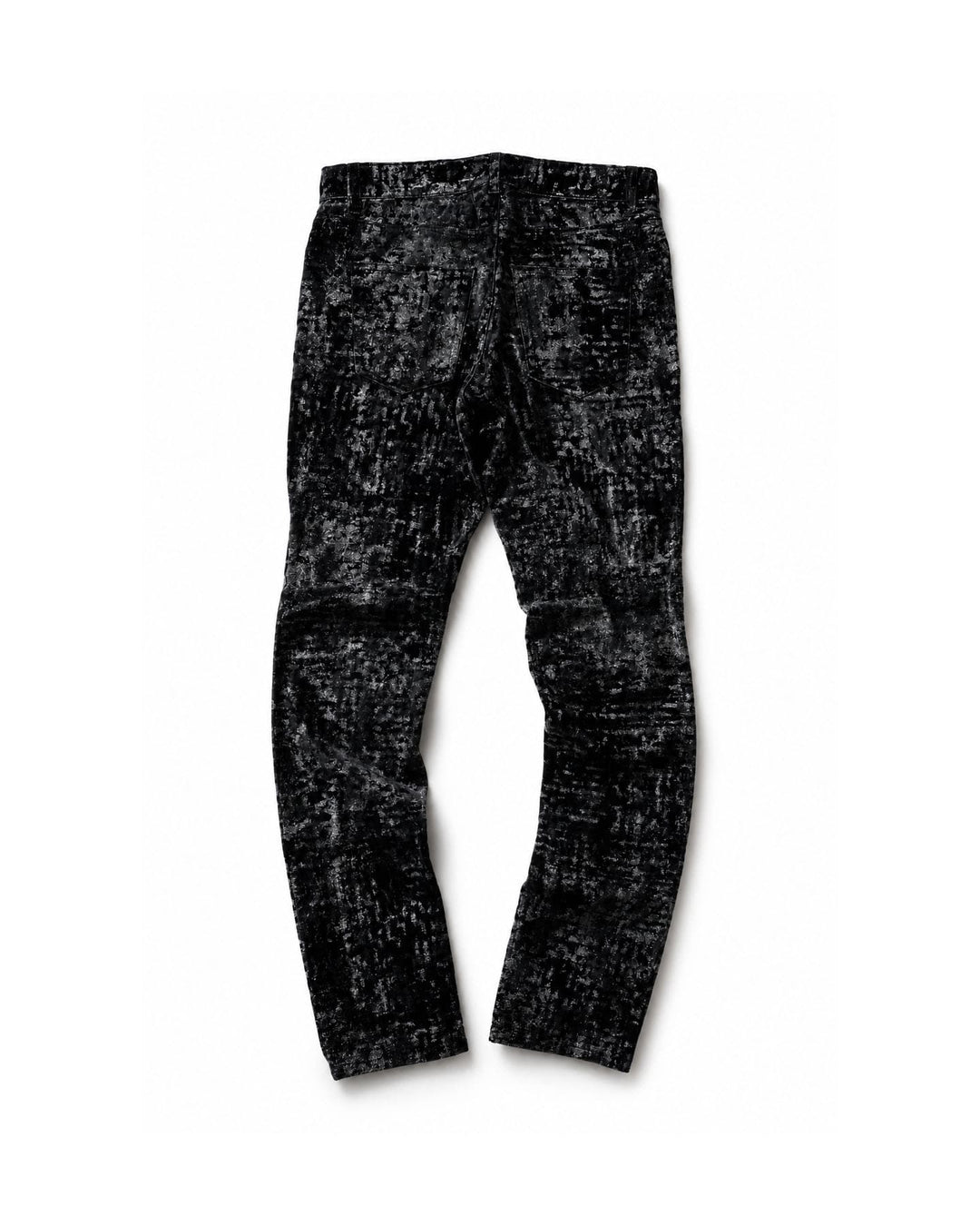 Saint Laurent Palladium Velvet Metallic Pants - FW16