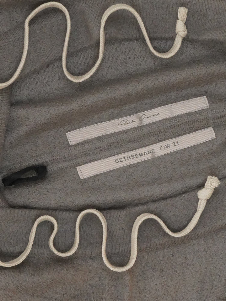 Rick Owens Boiled Cashmere Shorts - FW21 "Gethsemane"