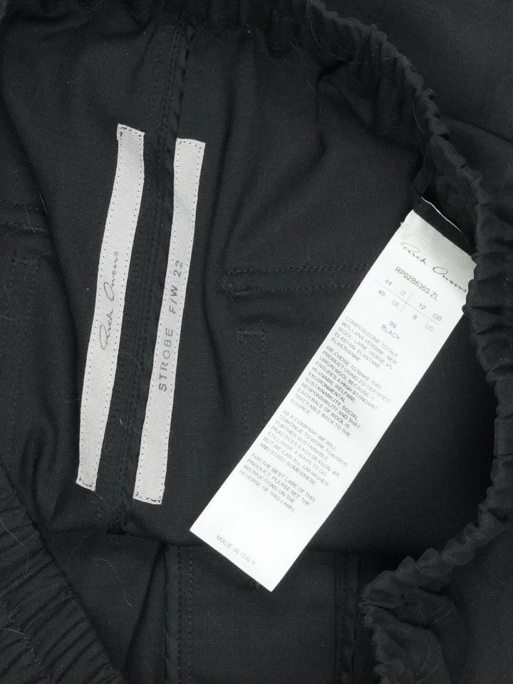 Rick Owens Wool Shorts - FW22 "Strobe"