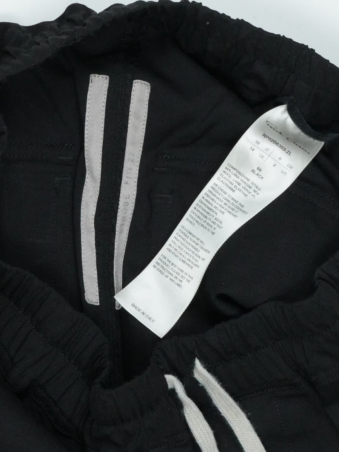 Rick Owens Wool Shorts - FW22 "Strobe"