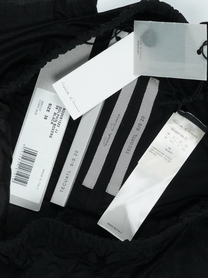 Rick Owens Waxed Boxer Shorts - SS20 "Tecuatl"