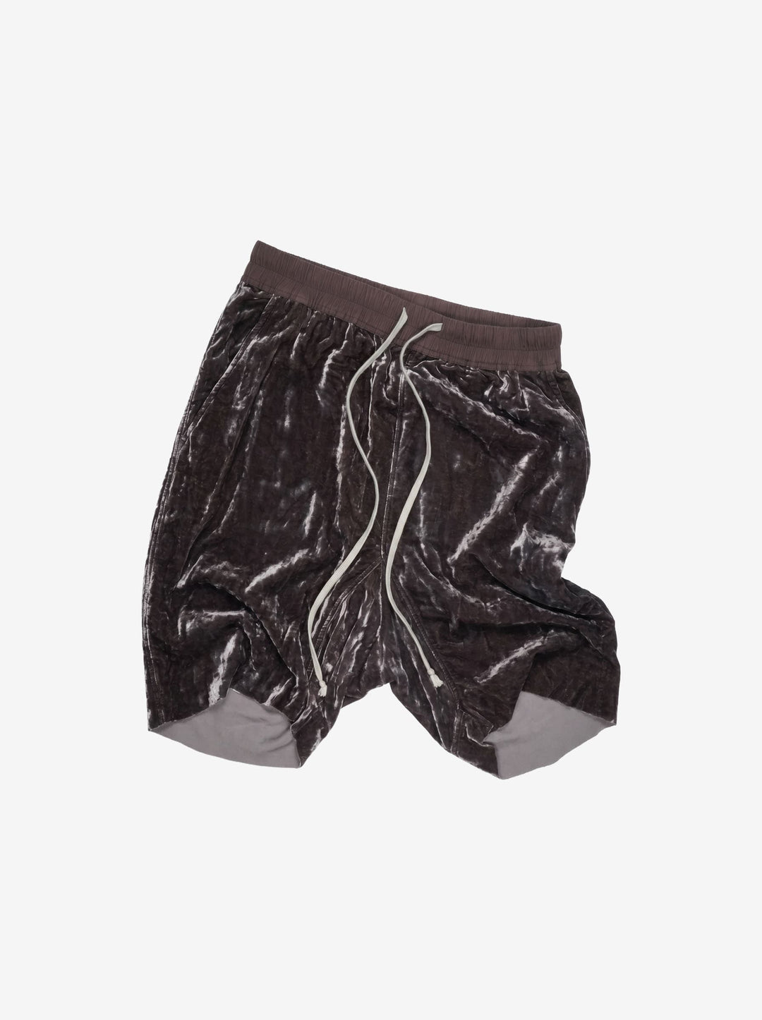 Rick Owens Velvet Pod Shorts - FW18 "Sisyphus"