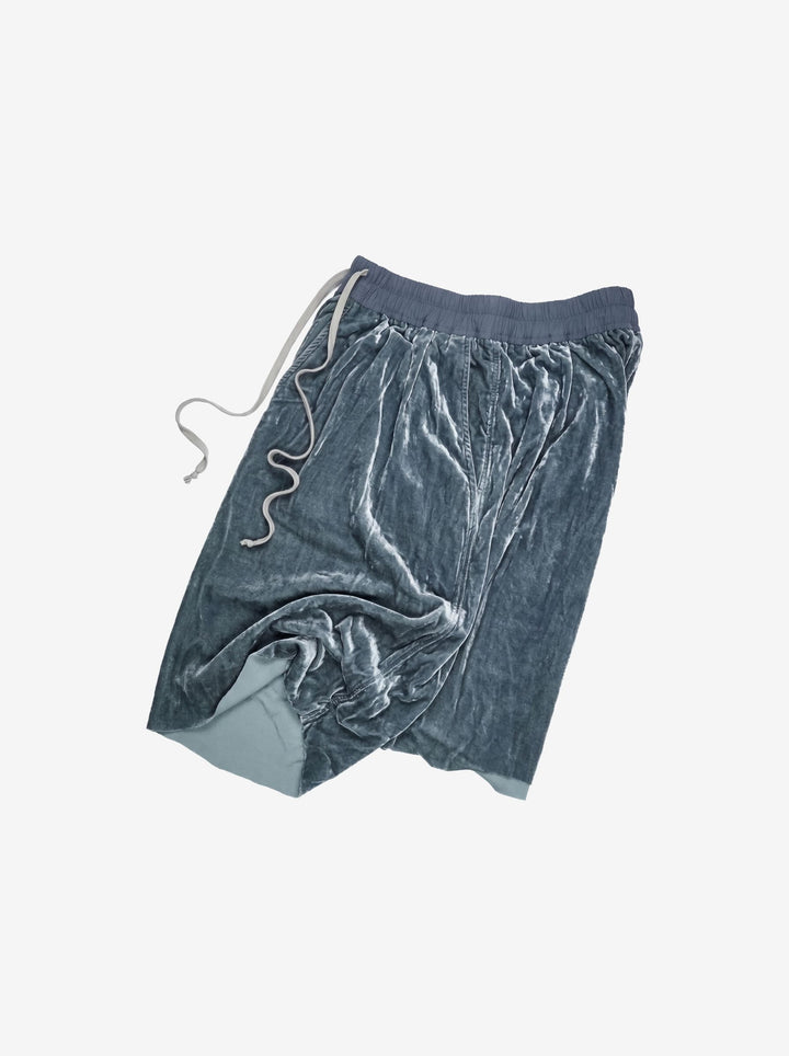 Rick Owens Velvet Pod Shorts - FW19 "Larry"