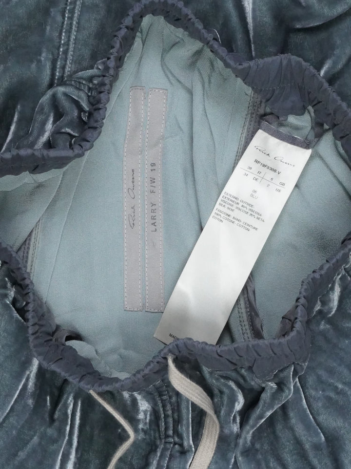 Rick Owens Velvet Pod Shorts - FW19 "Larry"
