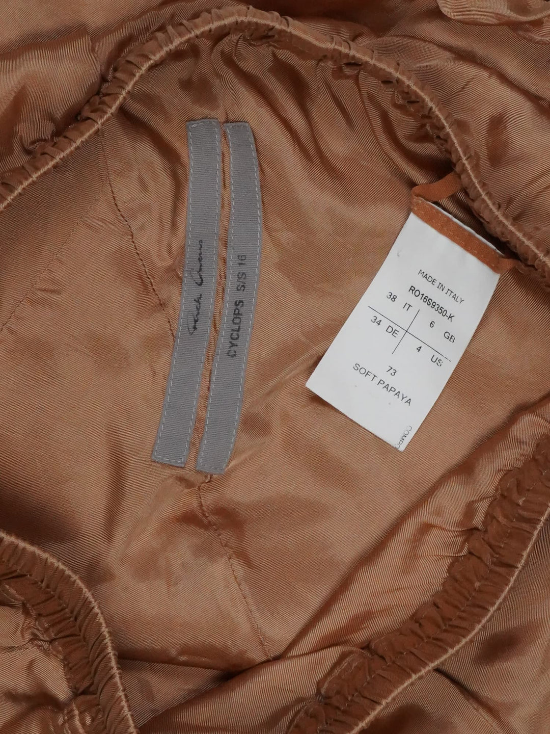 Rick Owens Boxer Shorts - SS16 "Cyclops"