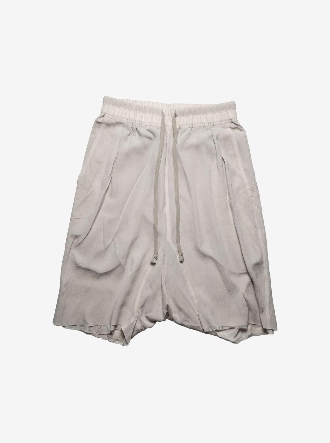 Rick Owens Silk Pod Shorts - SS21 "Phlegethon"
