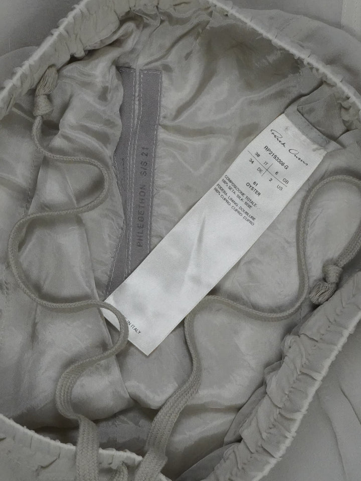Rick Owens Silk Pod Shorts - SS21 "Phlegethon"
