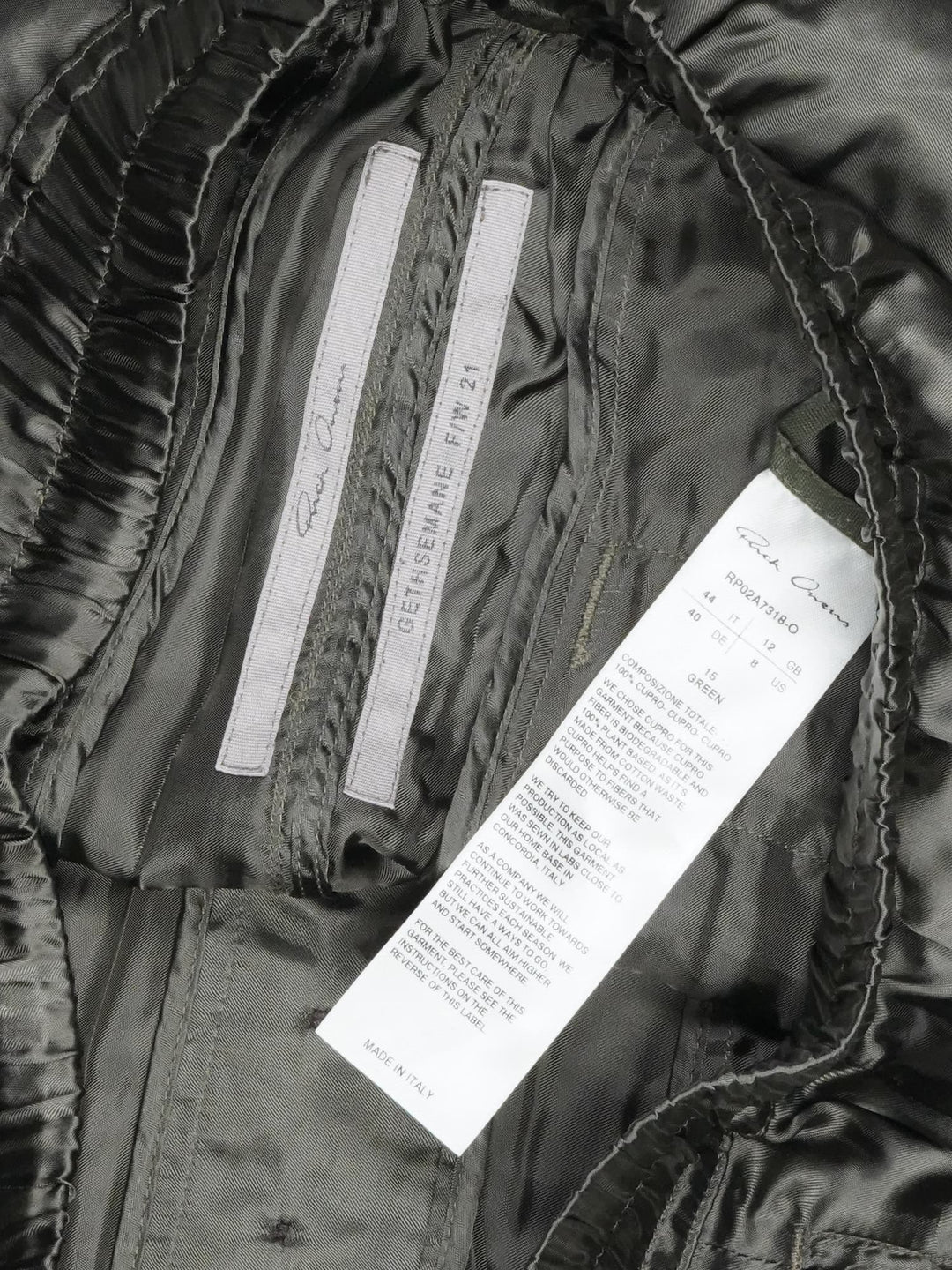 Rick Owens Bela Boxer Shorts - FW21 "Gethsemane"