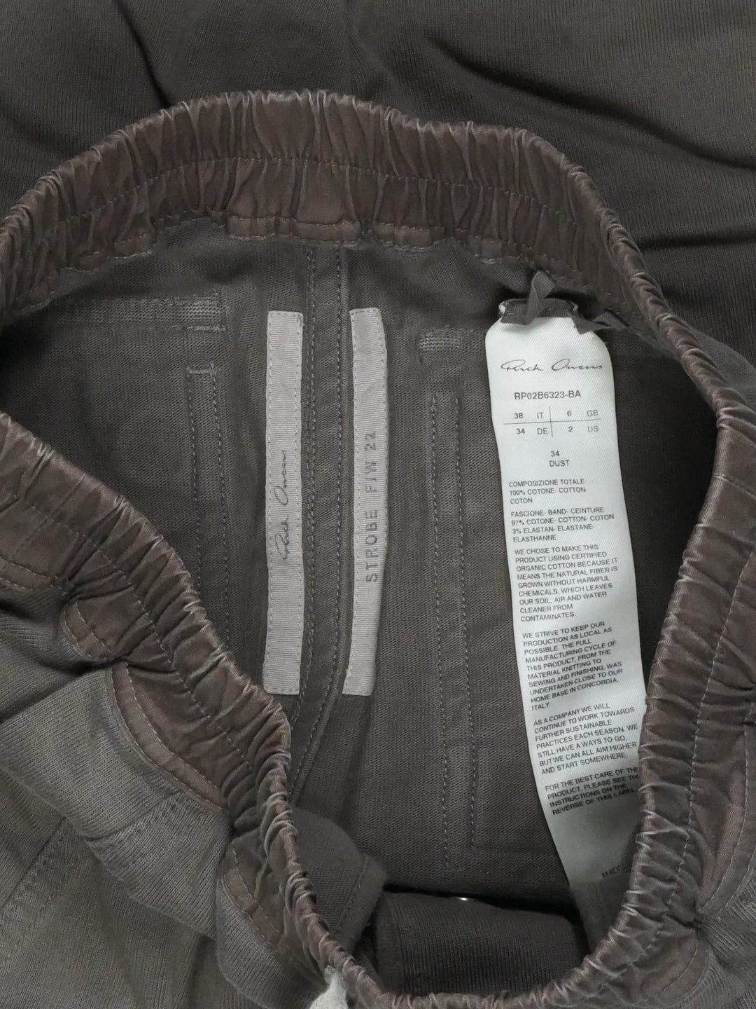 Rick Owens Cargo Pants - FW22 "Strobe"