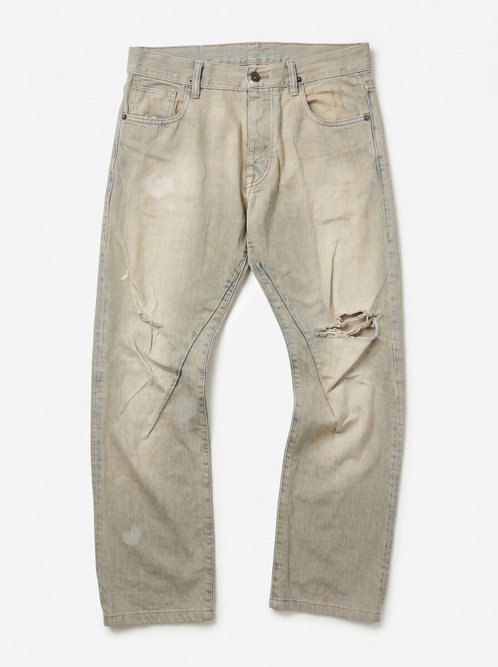 Rick Owens Distressed Detroit Jeans - FW06 "Dustulator"