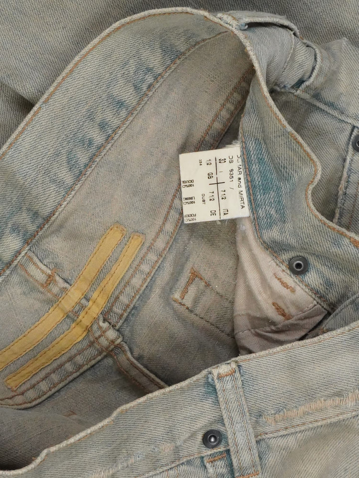 Rick Owens Distressed Detroit Jeans - FW06 "Dustulator"
