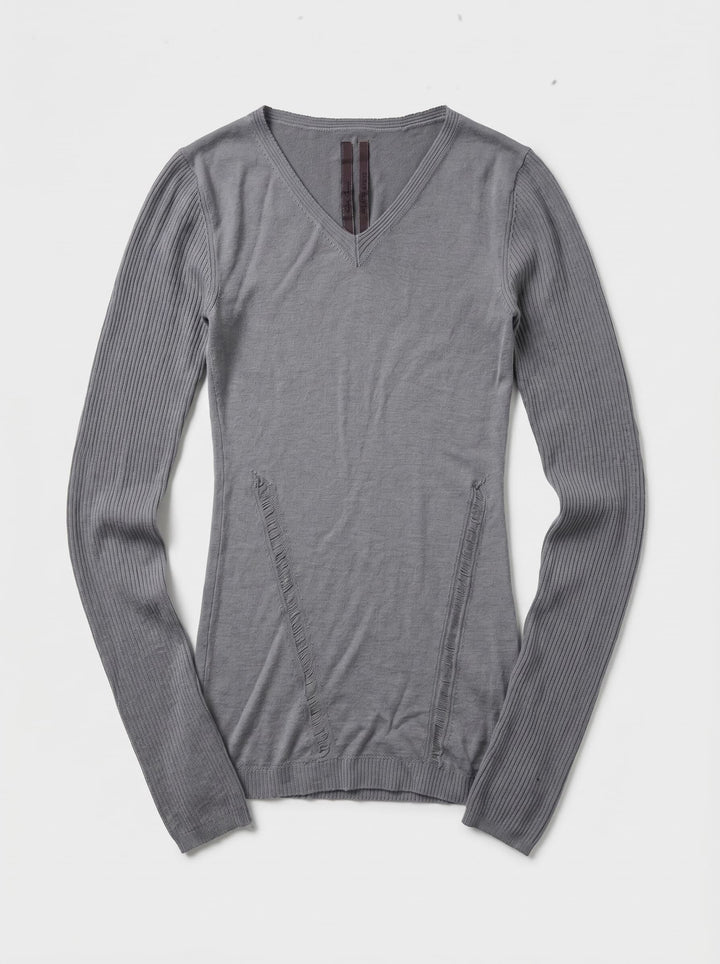 Rick Owens Distressed Long Sleeve Top - SS13 "Island"
