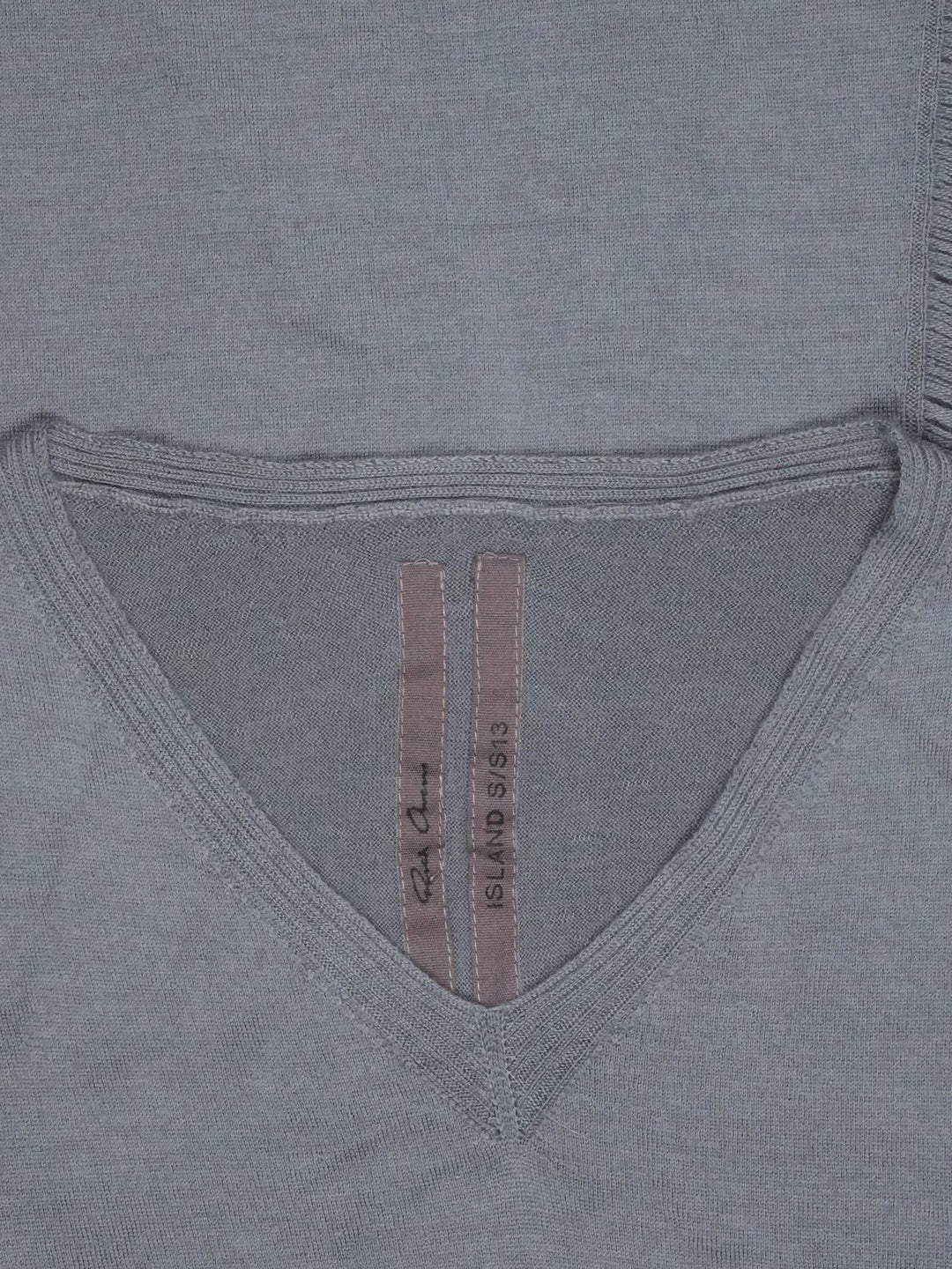 Rick Owens Distressed Long Sleeve Top - SS13 "Island"