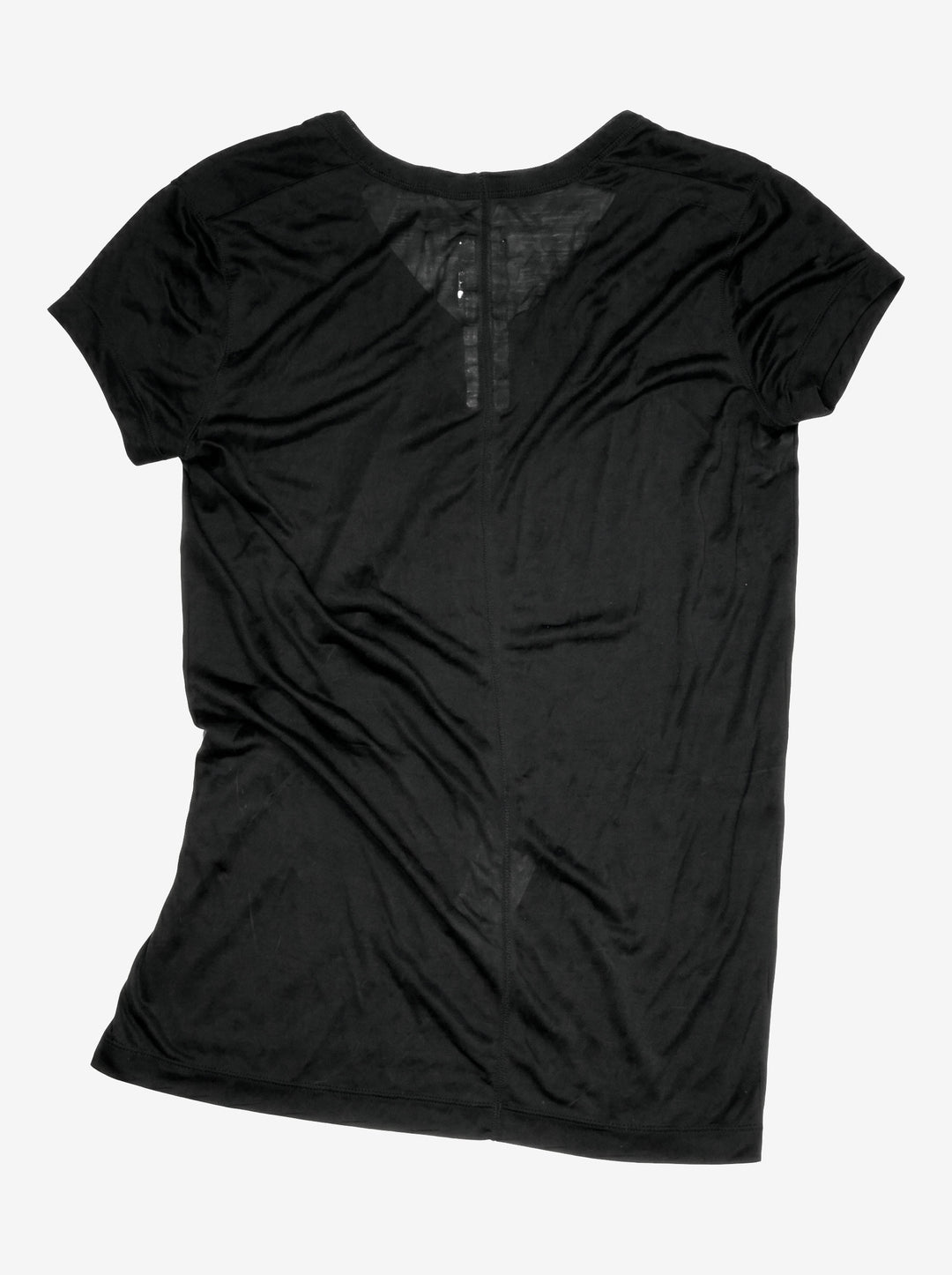 Rick Owens Silk V-Neck Tee - SS14 "Vicious"