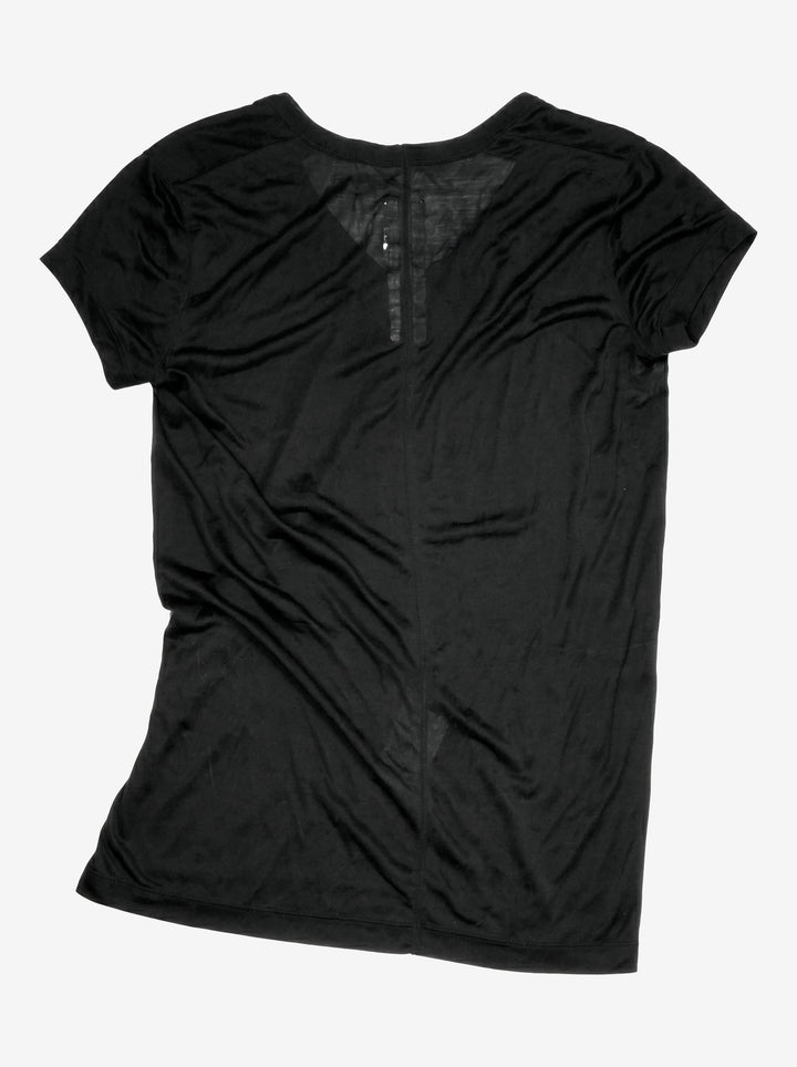 Rick Owens Silk V-Neck Tee - SS14 "Vicious"