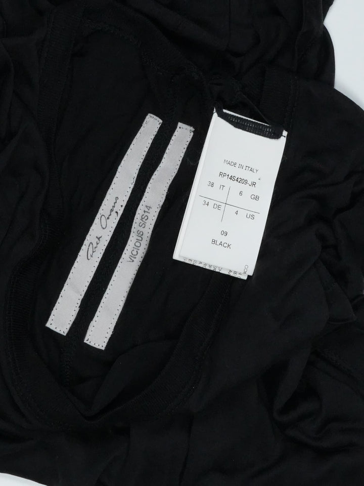 Rick Owens Silk V-Neck Tee - SS14 "Vicious"