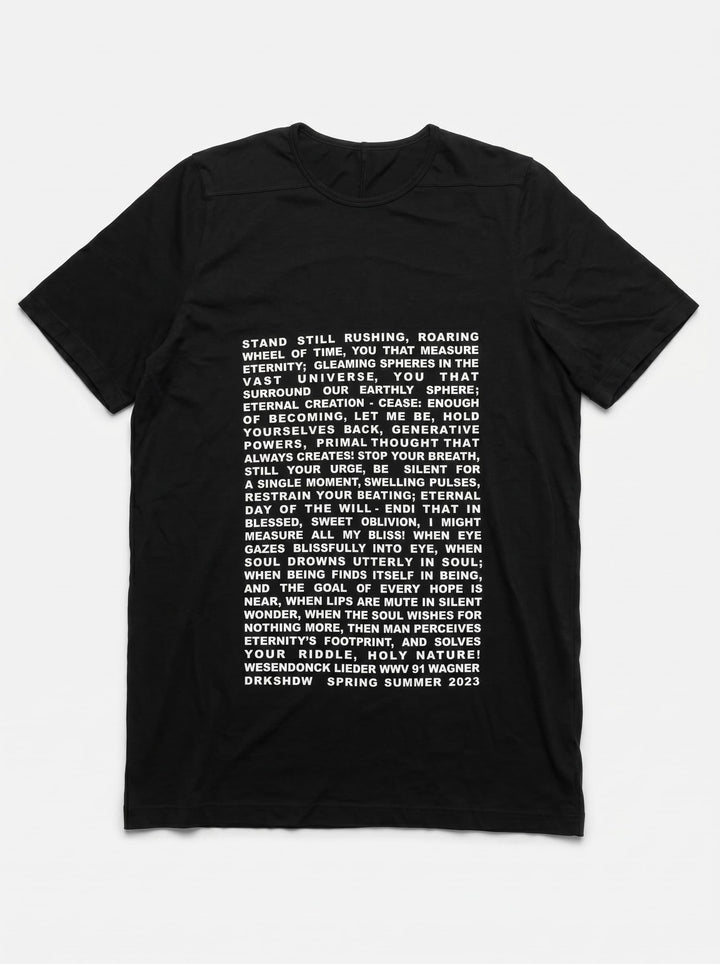 Rick Owens Poem Level Tee - SS23 "Edfu"