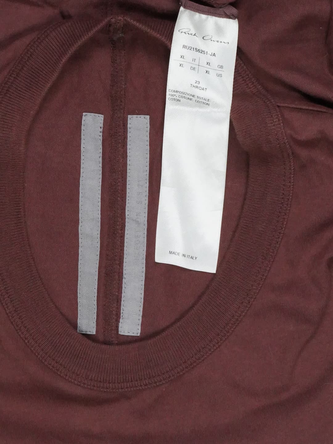 Rick Owens Level Tee - SS21 "Phlegethon"