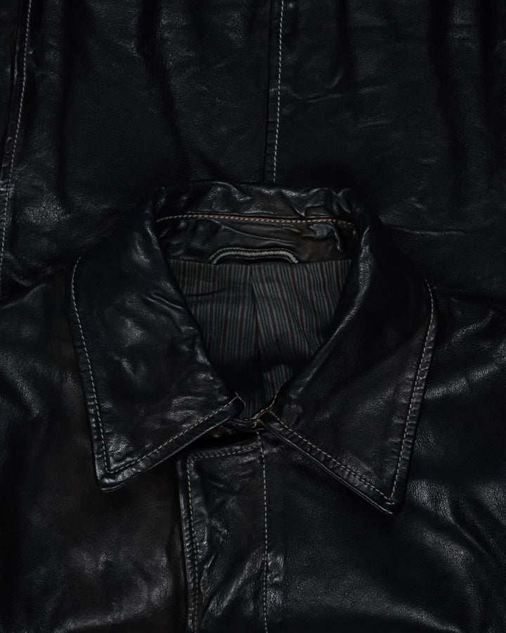 Carol Christian Poell Scarstitch Leather Jacket - FW05 "On Demand"