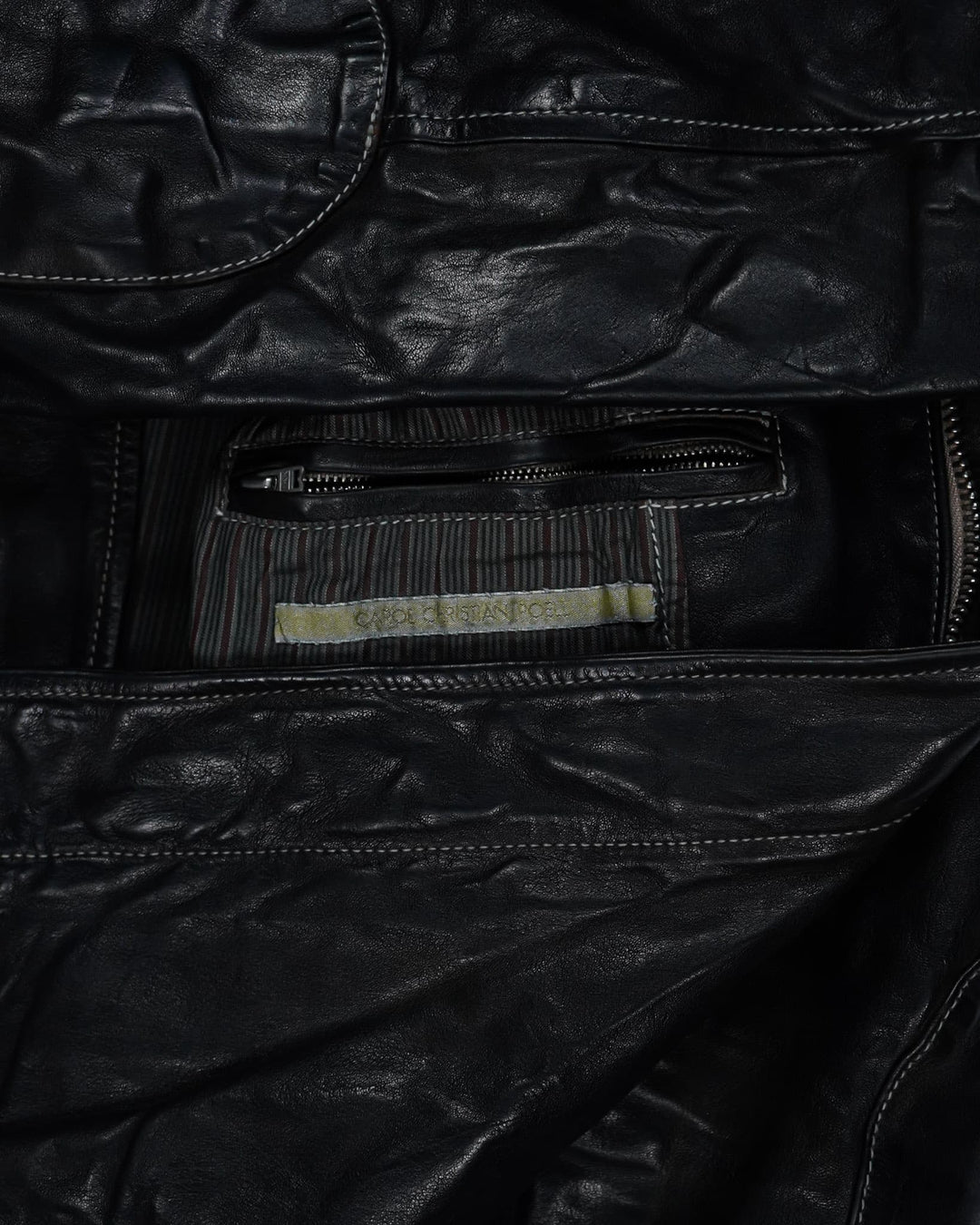 Carol Christian Poell Scarstitch Leather Jacket - FW05 "On Demand"