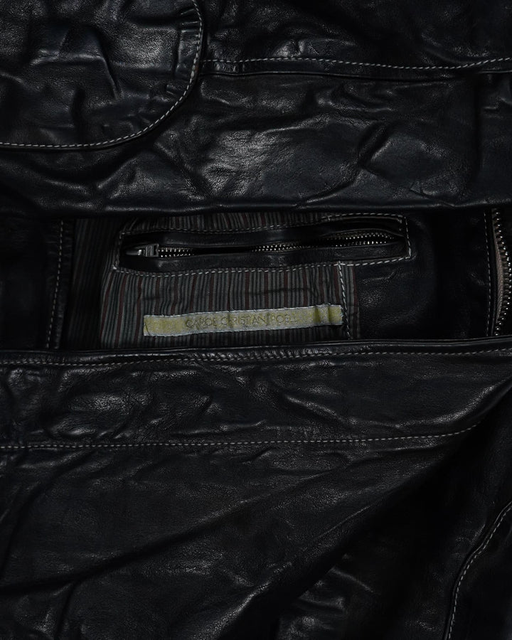 Carol Christian Poell Scarstitch Leather Jacket - FW05 "On Demand"