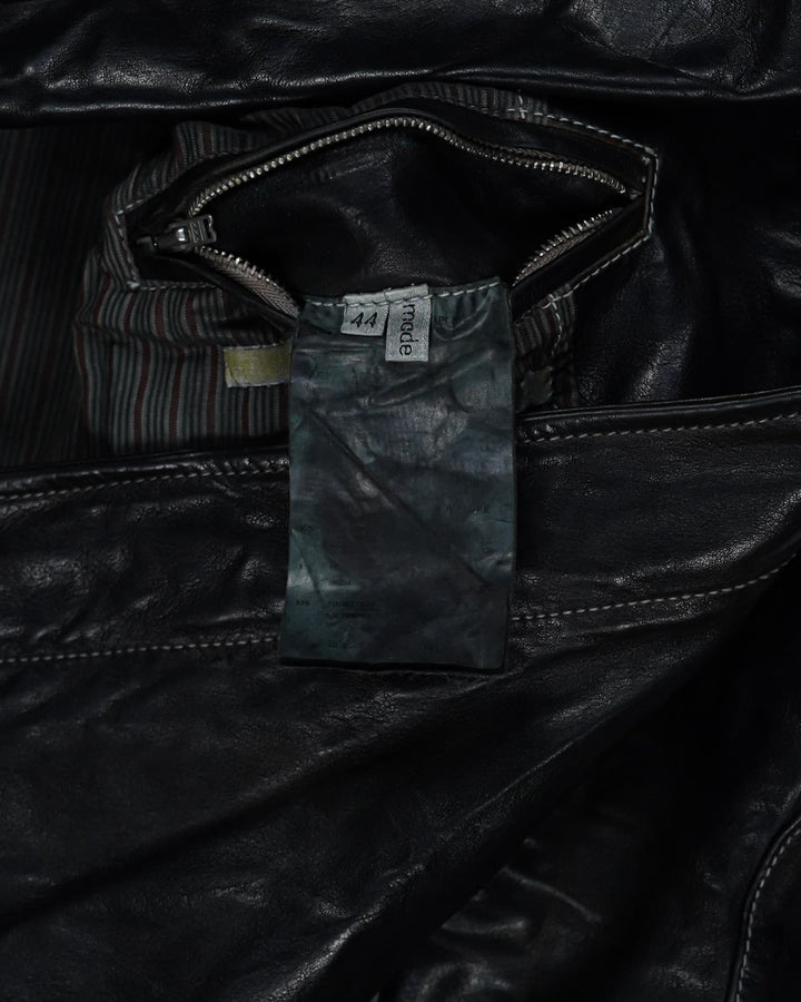 Carol Christian Poell Scarstitch Leather Jacket - FW05 "On Demand"