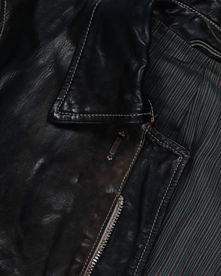 Carol Christian Poell Scarstitch Leather Jacket - FW05 "On Demand"