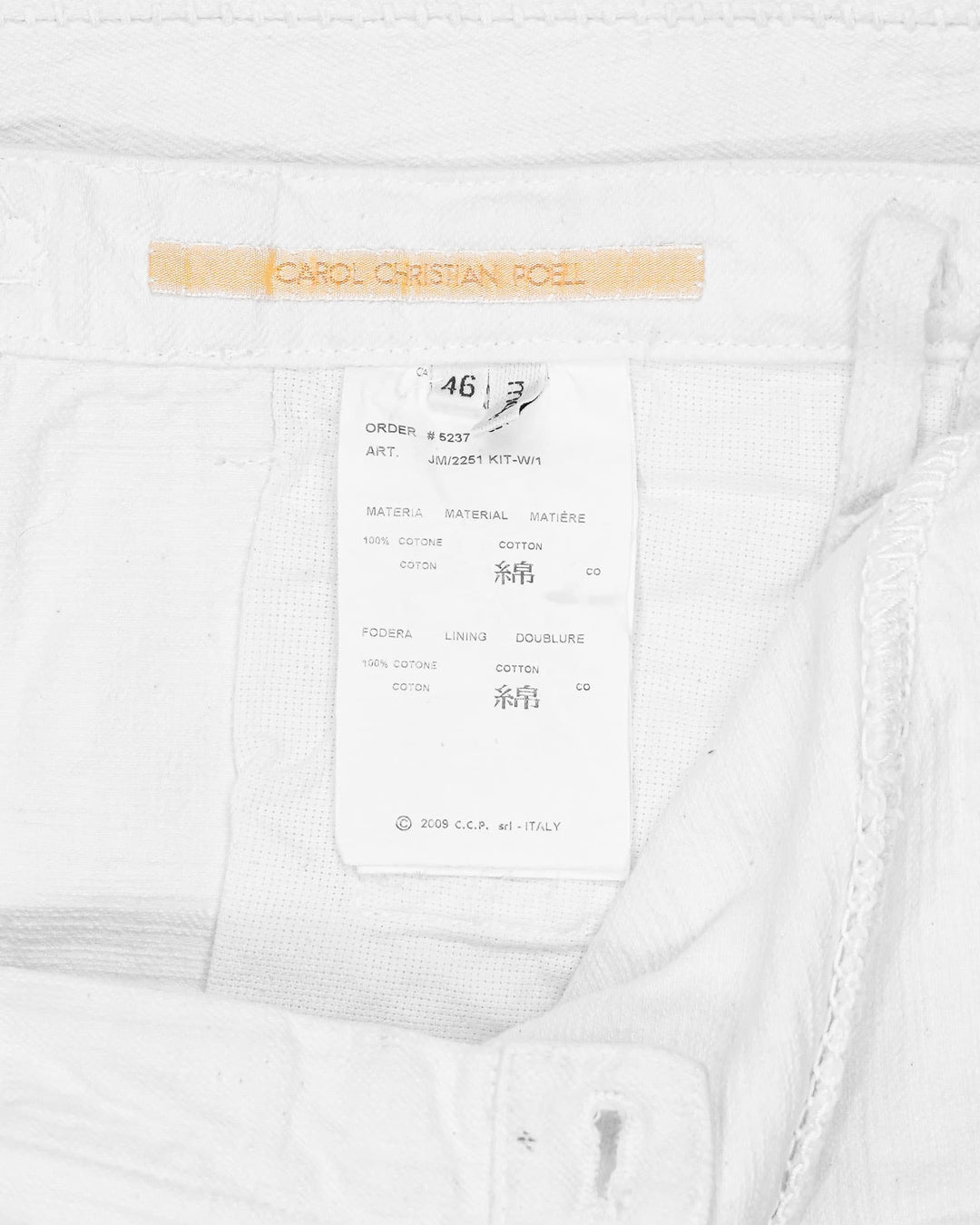 Carol Christian Poell Overlock Jeans - SS07 "Paranoid"