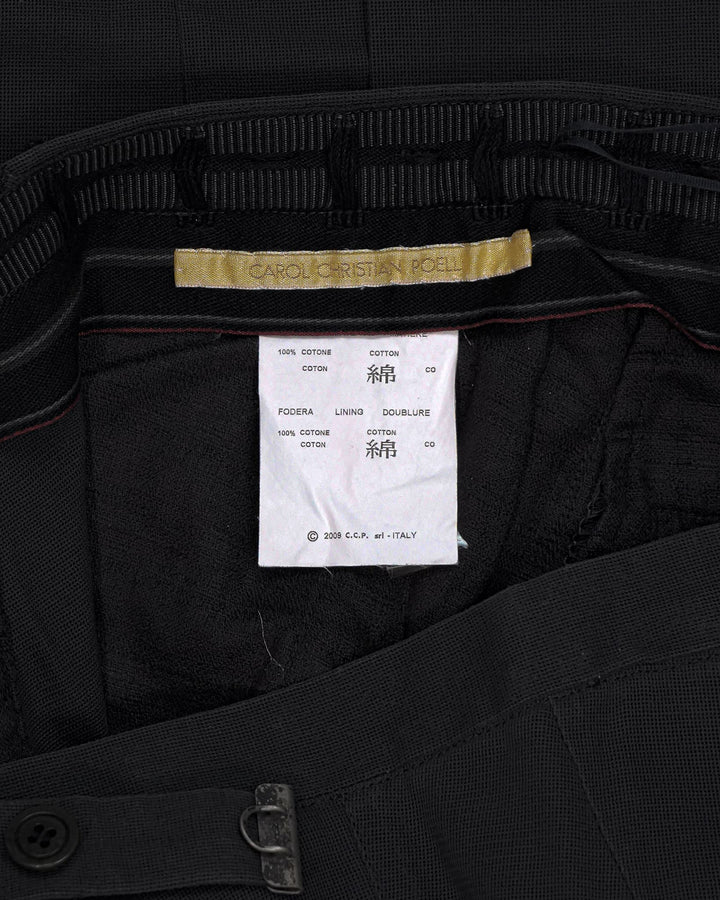 Carol Christian Poell Asymmetrical Breadstick Trousers