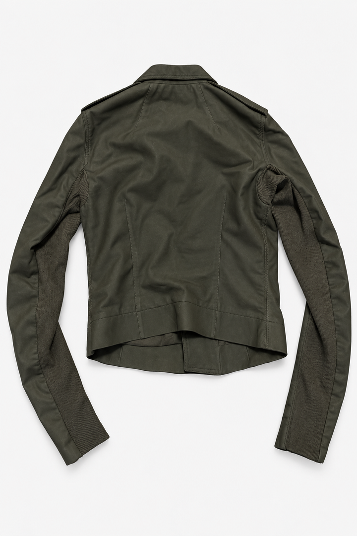 Rick Owens Shrunken Biker Jacket - SS16 "Cyclops"