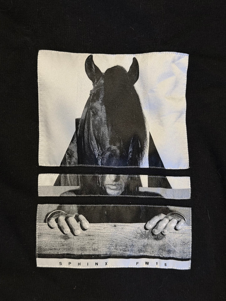 Rick Owens Horse Patch Sweatshirt - FW15 "Sphinx"