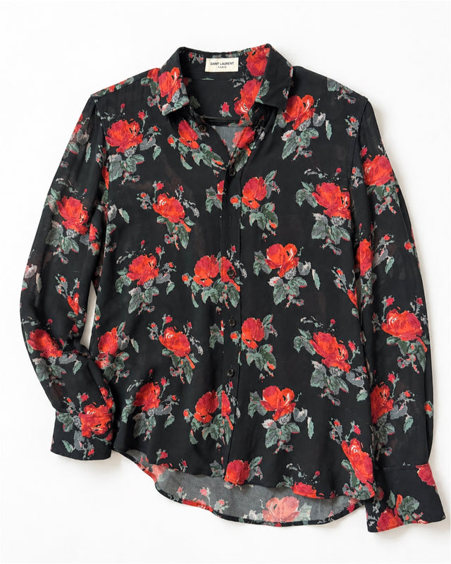 Saint Laurent Floral Shirt - SS17