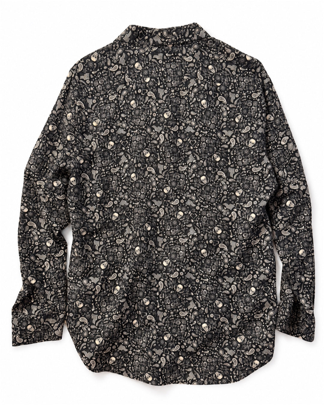 Saint Laurent Paisley Skull Shirt - SS19