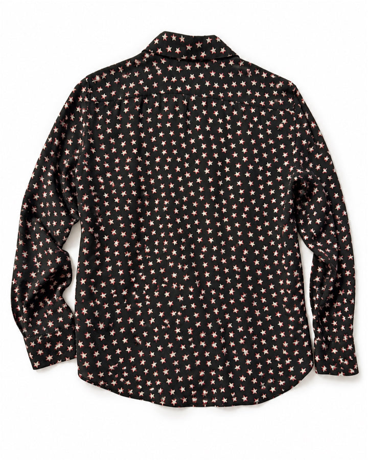 Saint Laurent Silk Psychedelic Star Shirt - SS18