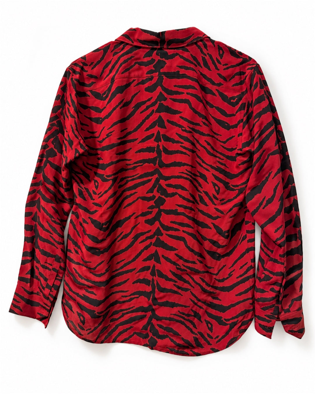 Saint Laurent Red Leopard Print Shirt - SS19