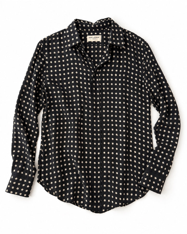 Saint Laurent Silk Star Shirt - SS19