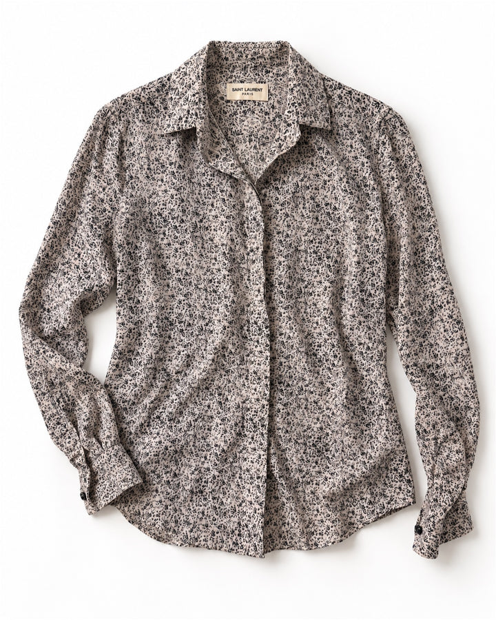 Saint Laurent Abstract Floral Shirt - SS18