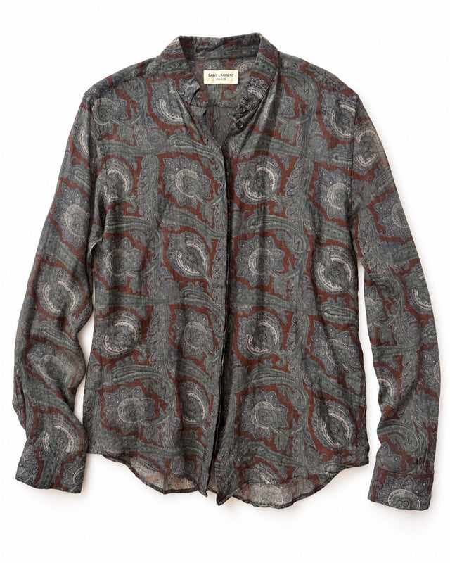 Saint Laurent Paisley Shirt - SS18