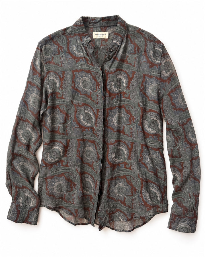 Saint Laurent Paisley Shirt - SS18