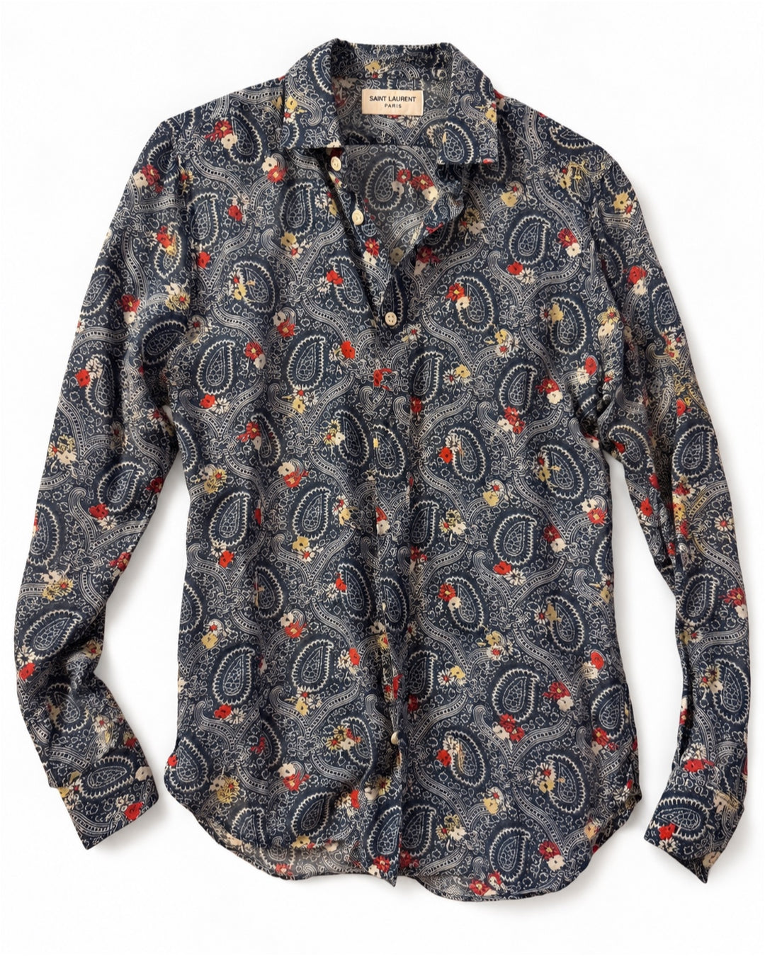 Saint Laurent Paisley Shirt - SS15 "Psych Rock"