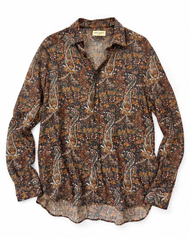 Saint Laurent Paisley Shirt - SS16