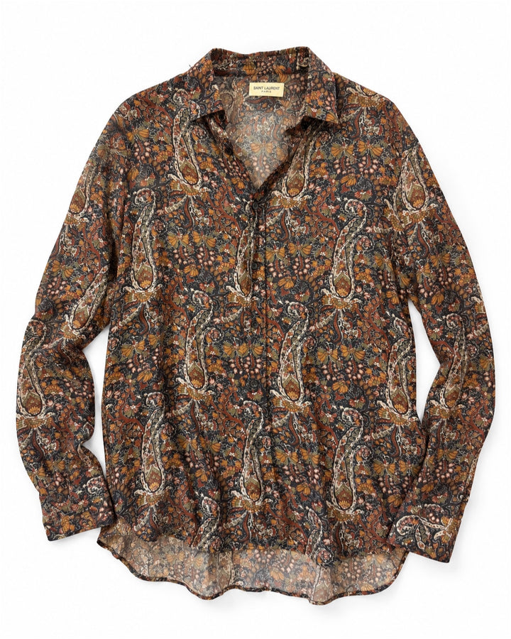 Saint Laurent Paisley Shirt - SS16