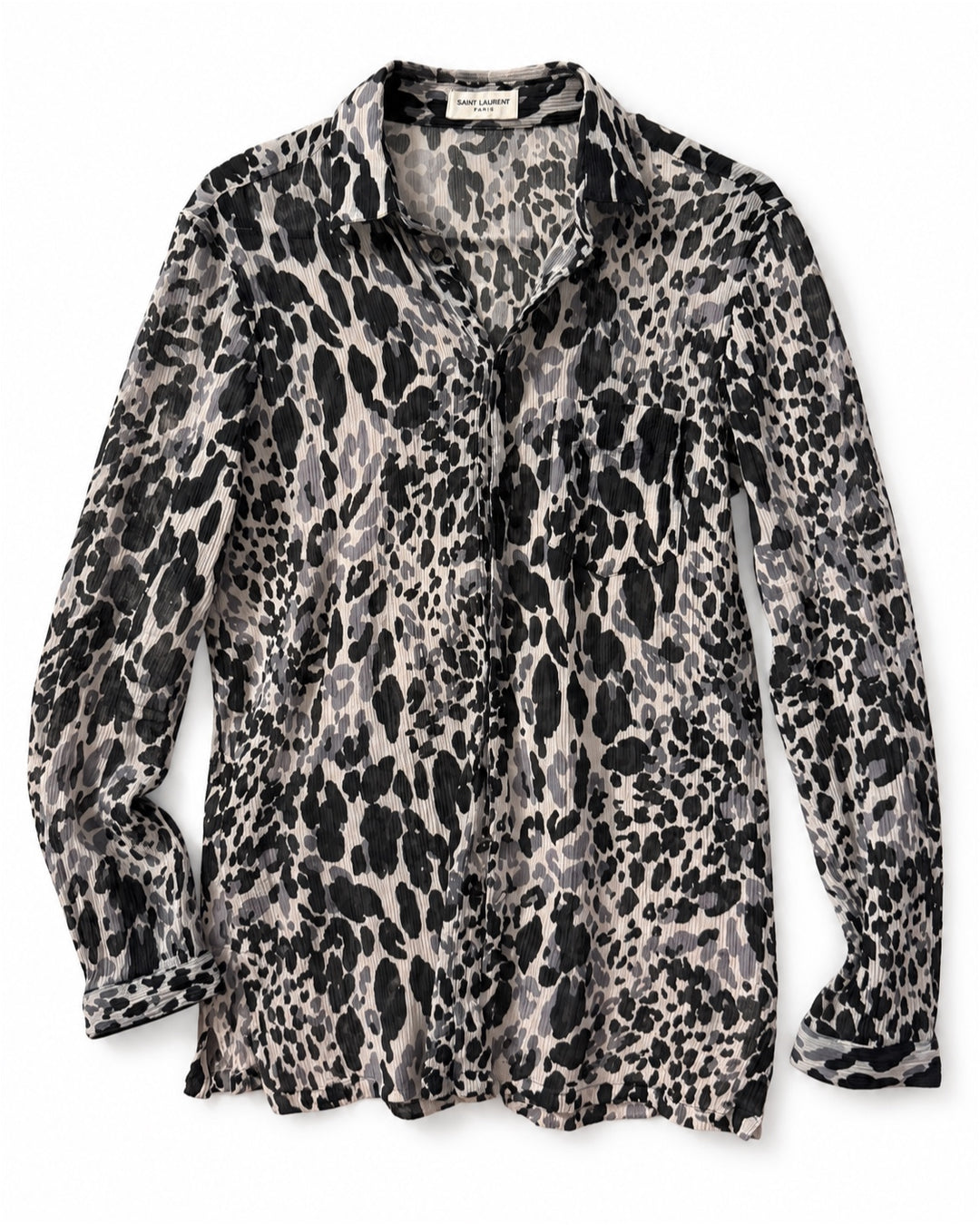 Saint Laurent Silk Leopard Shirt - SS20