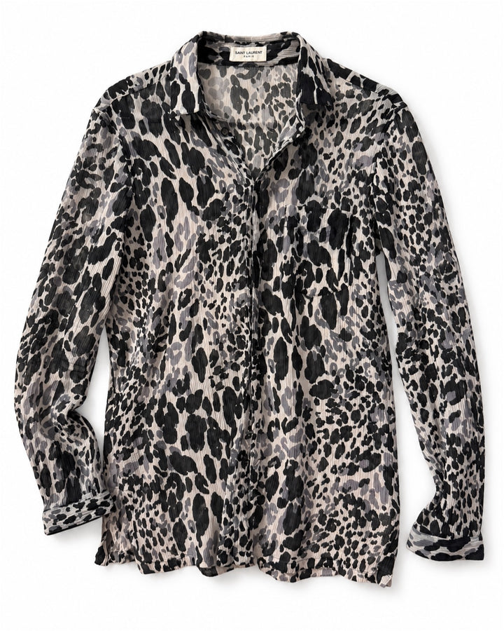 Saint Laurent Silk Leopard Shirt - SS20